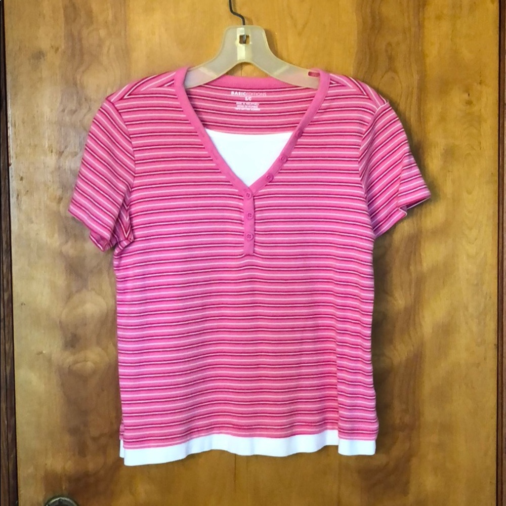 Pink Striped Shirt